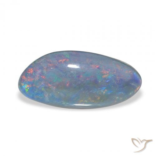 3.60ct Multicolore Tripletto di opale, Taglio a fantasia, Opaco
