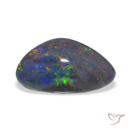 2.18ct Multicolore Tripletto di opale, Taglio a fantasia, Opaco