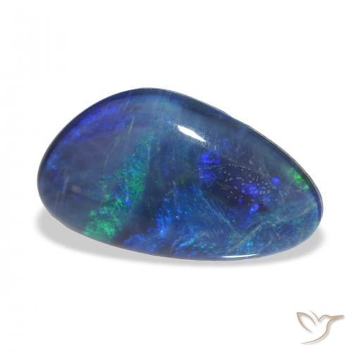 Tripletto di opale Multicolore naturale da 3.40 ct, Taglio a fantasia, Opaco