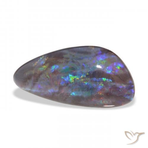 Tripletto di opale Multicolore naturale da 4.45 ct, Taglio a fantasia, Opaco
