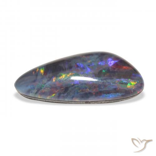 Tripletto di opale Multicolore naturale da 4.45 ct, Taglio a fantasia, Opaco