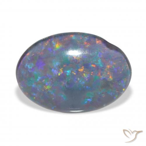 3.75ct Multicolore Tripletto di opale, Ovale, Opaco