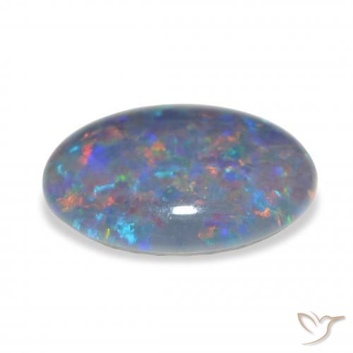 Tripletto di opale Multicolore naturale da 3.75 ct, Ovale, Opaco