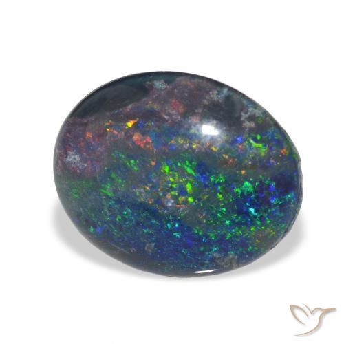 Tripletto di opale Multicolore naturale da 2.70 ct, Ovale, Opaco