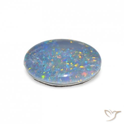 Tripletto di opale Multicolore naturale da 2.90 ct, Ovale, Opaco