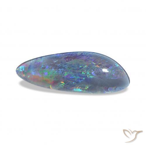 Tripletto di opale Multicolore naturale da 4.33 ct, Taglio a fantasia, Opaco