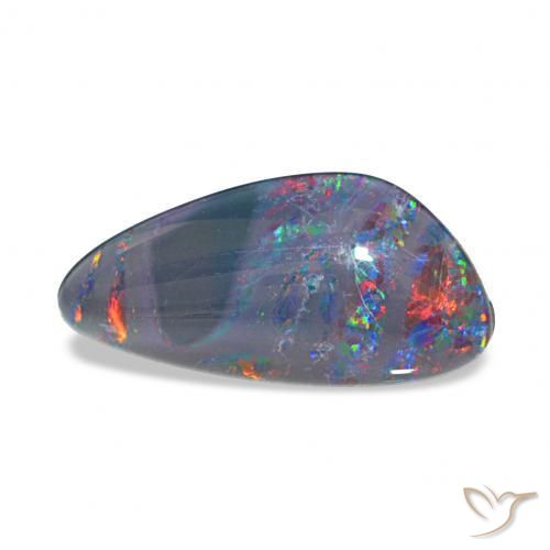 Tripletto di opale Multicolore naturale da 4.17 ct, Taglio a fantasia, Opaco