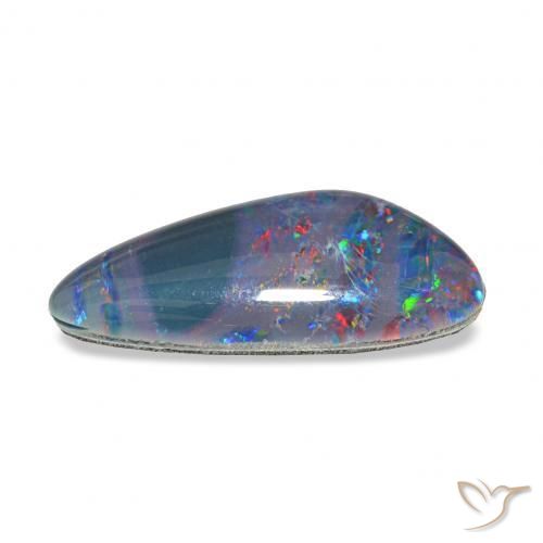 Tripletto di opale Multicolore naturale da 4.17 ct, Taglio a fantasia, Opaco