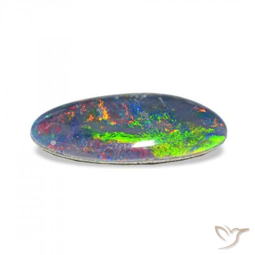 Tripletto di opale Multicolore naturale da 3.56 ct, Taglio a fantasia, Opaco
