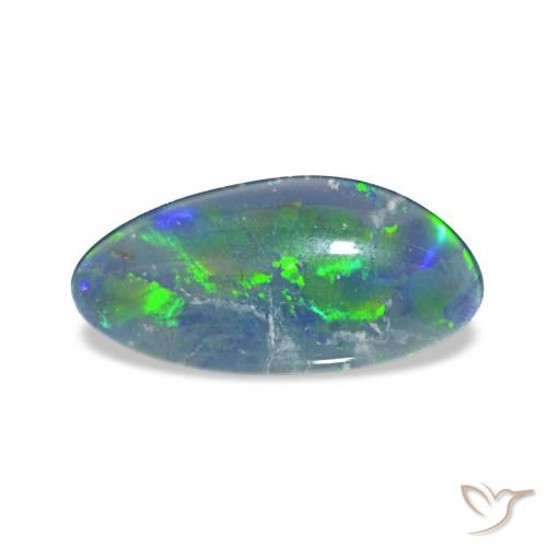 3.22ct Multicolore Tripletto di opale, Taglio a fantasia, Opaco