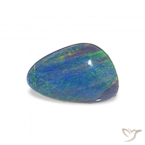 Tripletto di opale Multicolore naturale da 1.57 ct, Taglio a fantasia, Opaco