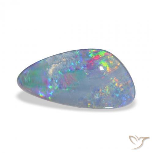 Tripletto di opale Multicolore naturale da 4.17 ct, Taglio a fantasia, Opaco