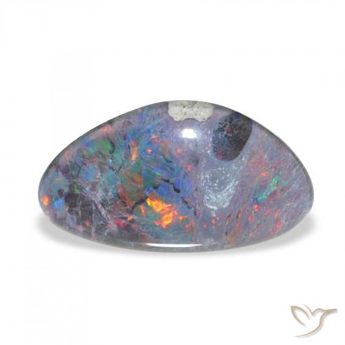 4.02ct Multicolore Tripletto di opale, Taglio a fantasia, Opaco
