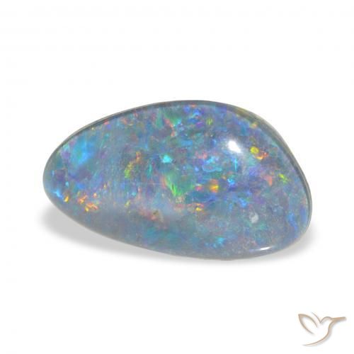 Tripletto di opale Multicolore naturale da 3.39 ct, Taglio a fantasia, Opaco