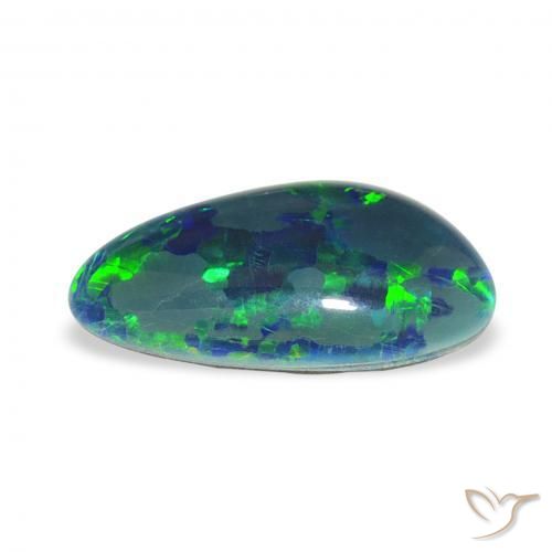 Tripletto di opale Multicolore naturale da 3.35 ct, Taglio a fantasia, Opaco