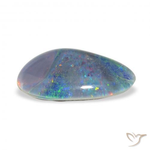 Tripletto di opale Multicolore naturale da 3.21 ct, Taglio a fantasia, Opaco