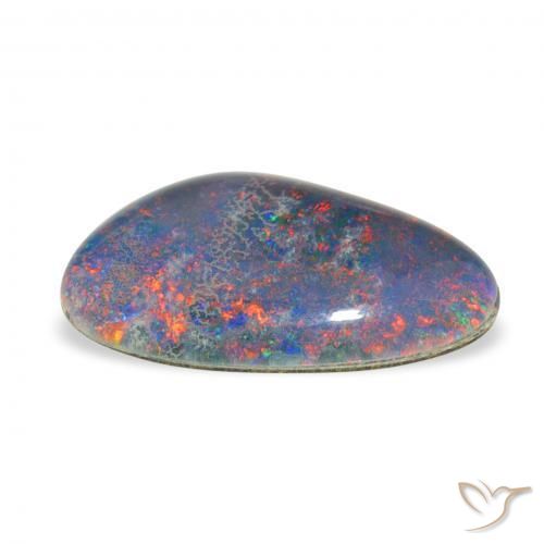 Tripletto di opale Multicolore naturale da 3.78 ct, Taglio a fantasia, Opaco