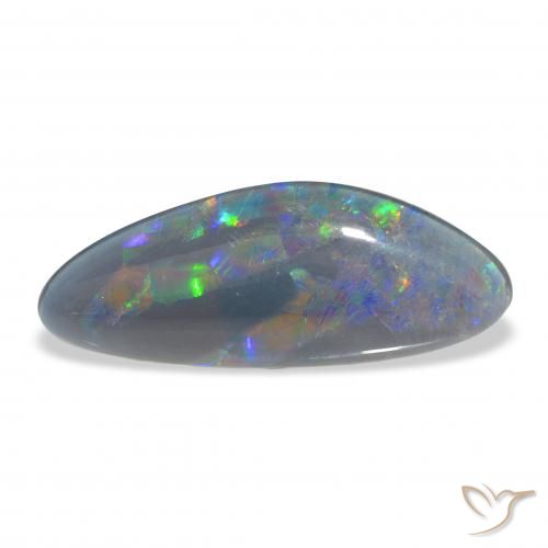 6.71ct Multicolore Tripletto di opale, Taglio a fantasia, Opaco