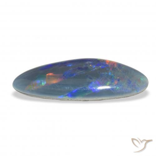 Tripletto di opale Multicolore naturale da 6.71 ct, Taglio a fantasia, Opaco