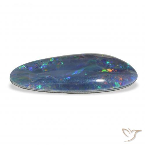 Tripletto di opale Multicolore naturale da 6.48 ct, Taglio a fantasia, Opaco