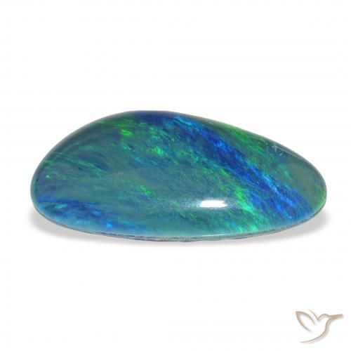 Tripletto di opale Multicolore naturale da 9.60 ct, Taglio a fantasia, Opaco