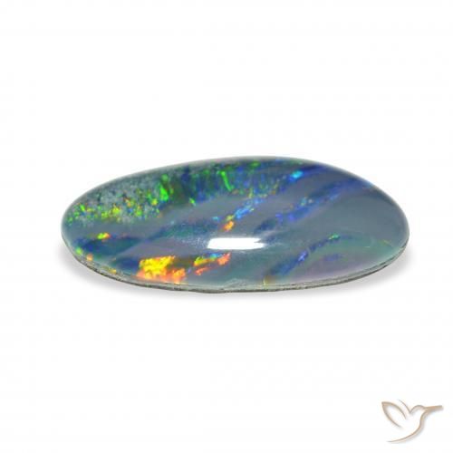 Tripletto di opale Multicolore naturale da 4.21 ct, Taglio a fantasia, Opaco