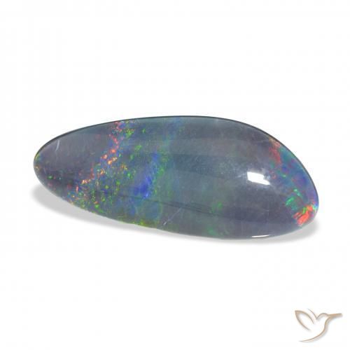 Tripletto di opale Multicolore naturale da 6.61 ct, Taglio a fantasia, Opaco