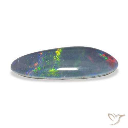 Tripletto di opale Multicolore naturale da 6.61 ct, Taglio a fantasia, Opaco