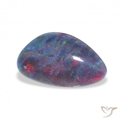 Tripletto di opale Multicolore naturale da 3.71 ct, Taglio a fantasia, Opaco