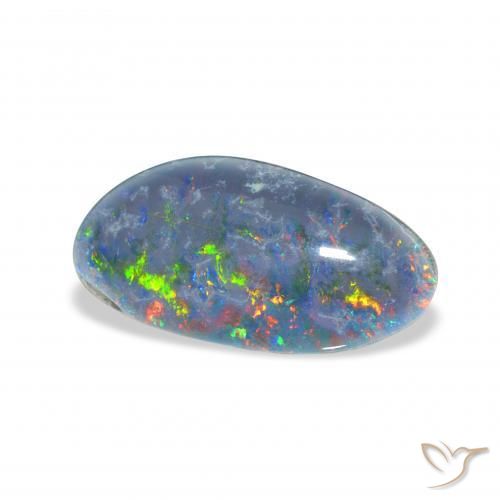 Tripletto di opale Multicolore naturale da 3.72 ct, Taglio a fantasia, Opaco