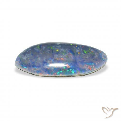 Tripletto di opale Multicolore naturale da 3.72 ct, Taglio a fantasia, Opaco