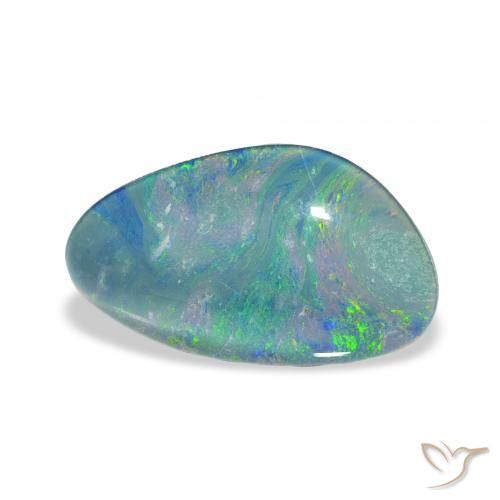 Tripletto di opale Multicolore naturale da 3.34 ct, Taglio a fantasia, Opaco