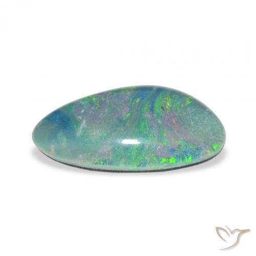 Tripletto di opale Multicolore naturale da 3.34 ct, Taglio a fantasia, Opaco