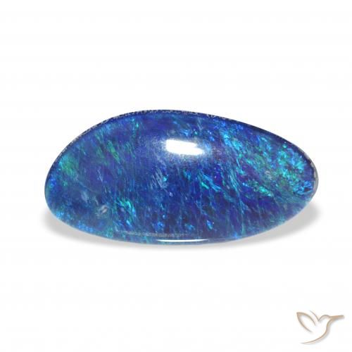 3.40ct Naturale Multicolore Tripletto di opale, Taglio a fantasia, Opaco