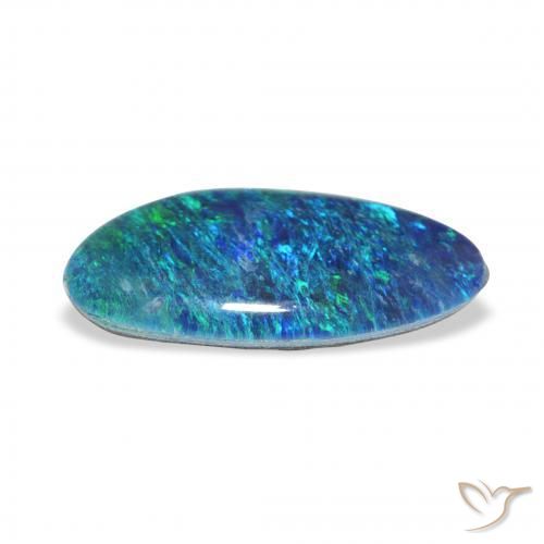 Tripletto di opale Multicolore naturale da 3.40 ct, Taglio a fantasia, Opaco