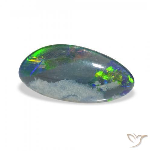 Tripletto di opale Multicolore naturale da 3.22 ct, Taglio a fantasia, Opaco