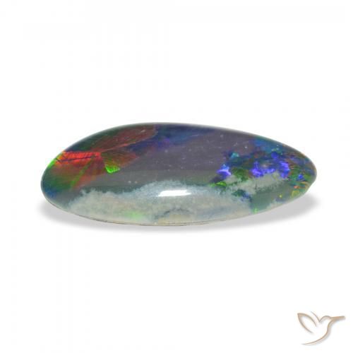 Tripletto di opale Multicolore naturale da 3.22 ct, Taglio a fantasia, Opaco
