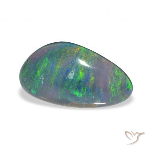 Tripletto di opale Multicolore naturale da 3.07 ct, Taglio a fantasia, Opaco