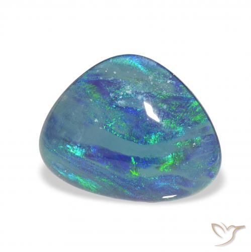 Tripletto di opale Multicolore naturale da 4.02 ct, Taglio a fantasia, Opaco