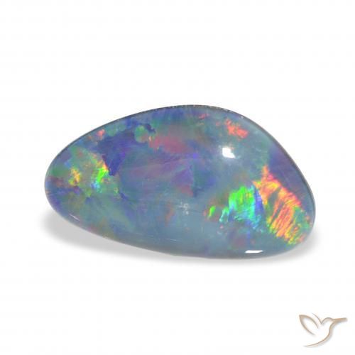 Tripletto di opale Multicolore naturale da 4.20 ct, Taglio a fantasia, Opaco