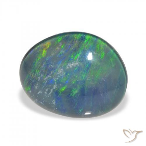 Tripletto di opale Multicolore naturale da 9.32 ct, Taglio a fantasia, Opaco