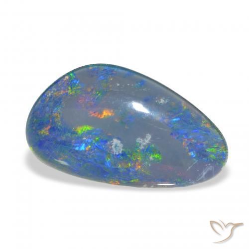 Tripletto di opale Multicolore naturale da 8.68 ct, Taglio a fantasia, Opaco