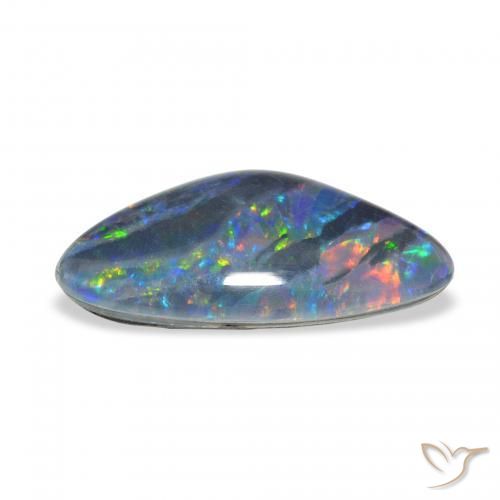 Tripletto di opale Multicolore naturale da 6.75 ct, Taglio a fantasia, Opaco