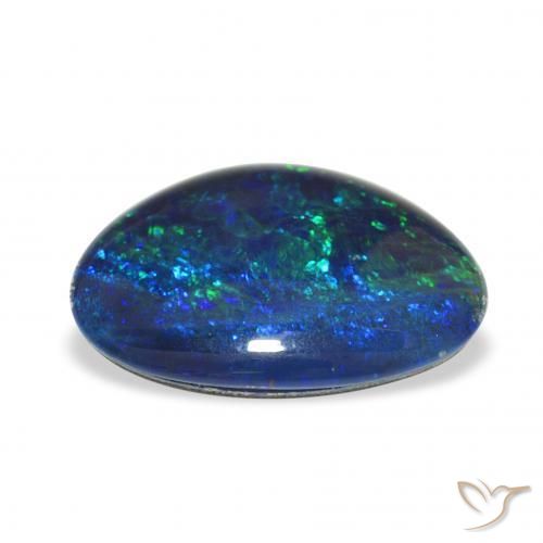 Tripletto di opale Multicolore naturale da 6.91 ct, Taglio a fantasia, Opaco