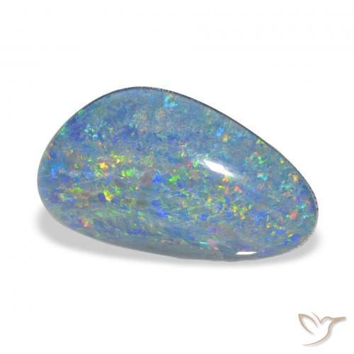 Tripletto di opale Multicolore naturale da 7.88 ct, Taglio a fantasia, Opaco
