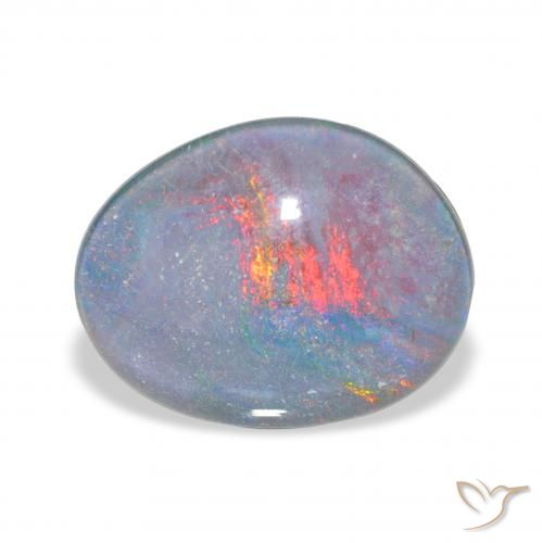 9.33ct Multicolore Tripletto di opale, Taglio a fantasia, Opaco