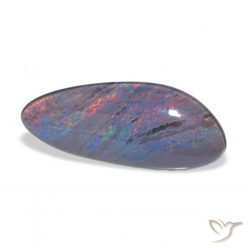 Tripletto di opale Multicolore naturale da 6.45 ct, Taglio a fantasia, Opaco