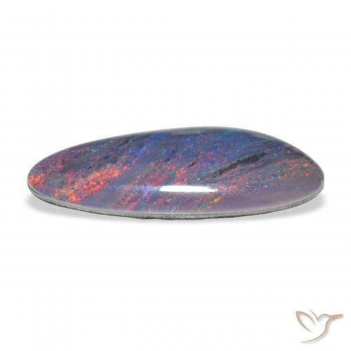 Tripletto di opale Multicolore naturale da 6.45 ct, Taglio a fantasia, Opaco