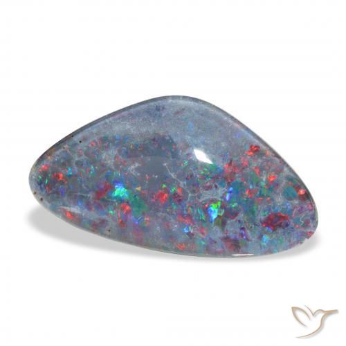 Tripletto di opale Multicolore naturale da 6.95 ct, Taglio a fantasia, Opaco