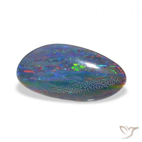 Tripletto di opale Multicolore naturale da 3.38 ct, Taglio a fantasia, Opaco